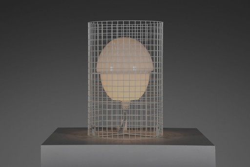Metal and Glass Gino Sarfatti Model 1102 Floor Lamp – Arteluce, Italy, 1971
