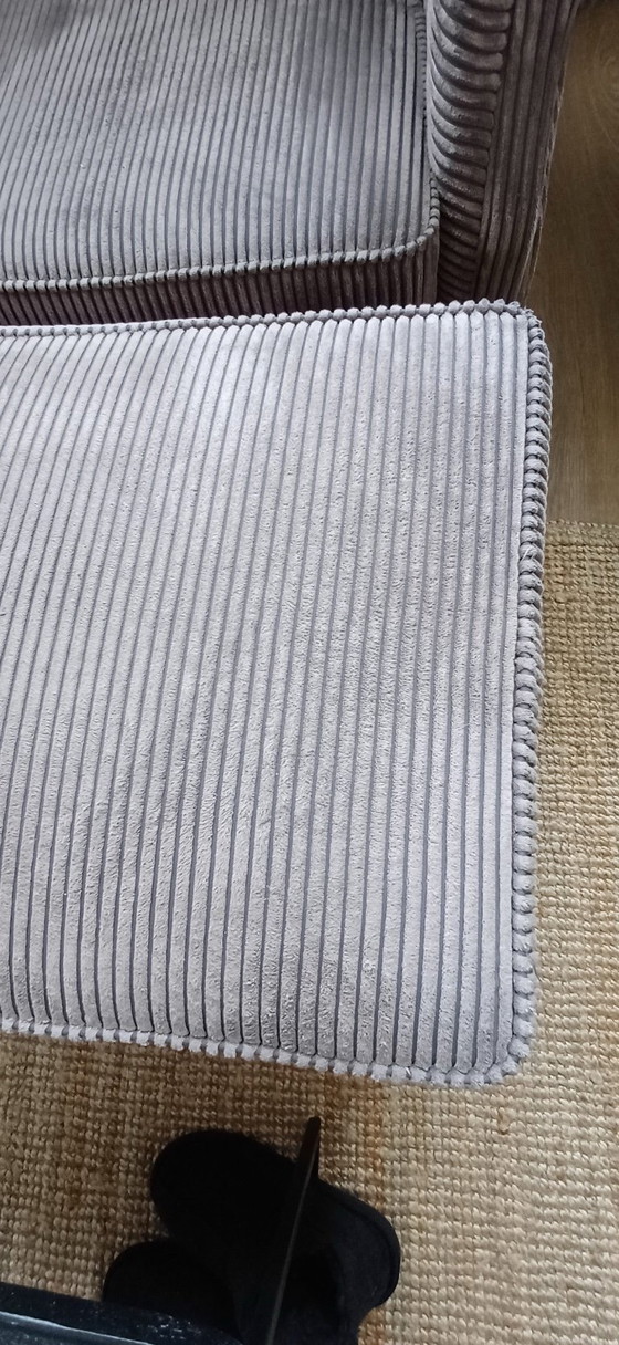 Image 1 of Pouf con sgabello, come nuovo