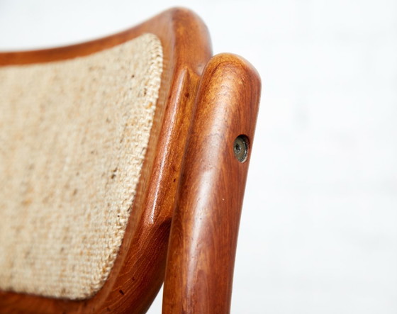 Sedie da pranzo in teak Mid-Century di Johannes Andersen per Uldum, set di 6 – Wool (photo 3 of 17)