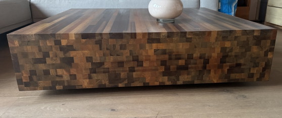 Linteloo Aulia Salontafel - Henk Vos - Natural Mixed Wood - 1.20 X 1.20 Cm (photo 6 of 7)