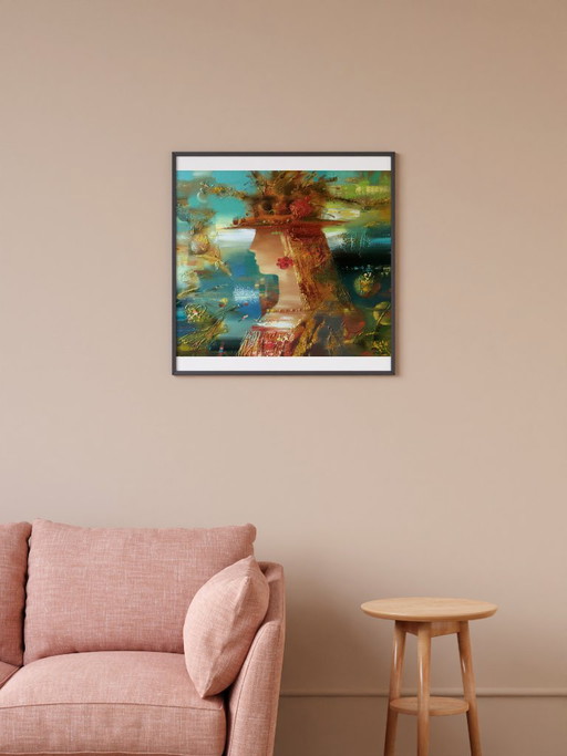 Originales Ölgemälde Abstrakter Expressionismus Sommer – schilderijen tekeningen, Canvas (photo 2 of 13)