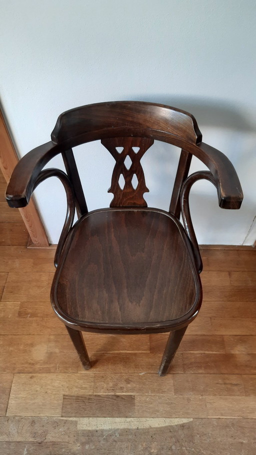 4x Thonet, variante n.º 24, '70, fabricado en Rumania