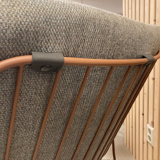 Image 1 of bert plantagie Draat armchair with ottoman