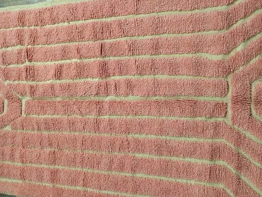 Auténtica alfombra bereber hecha a mano, tamaño 150/250 cm.