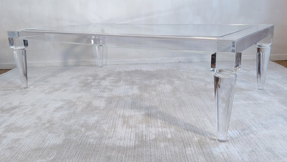 Image 1 of ✨💎 Exceptionnelle grande table basse FABIANART – Altuglas massif – Made in Italy 💎✨