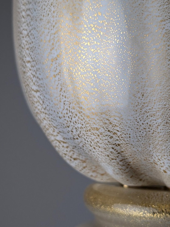 Image 1 of Barovier & Toso XII Apostoli Murano Glass Floor Lamp 24Kt Gold, Italy, 2002