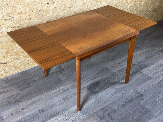Image 1 of 60's 70's Teak Dining Table Table de salle à manger Par Burchardt-Nielsen Made In Denmark