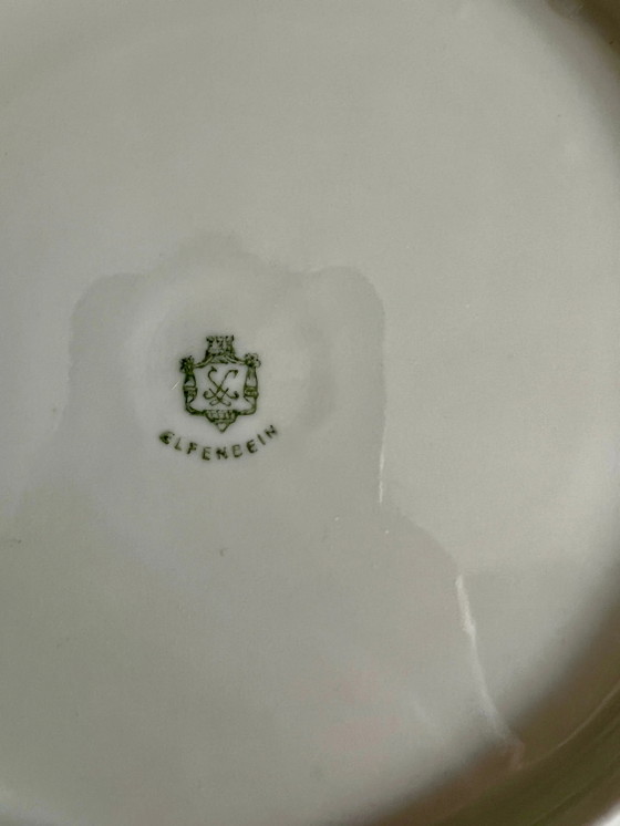 Vintage Hand-Painted Winterling Ivory Porcelain Serving Bowl, 1940s, Excellent Condition (photo 5 of 5)