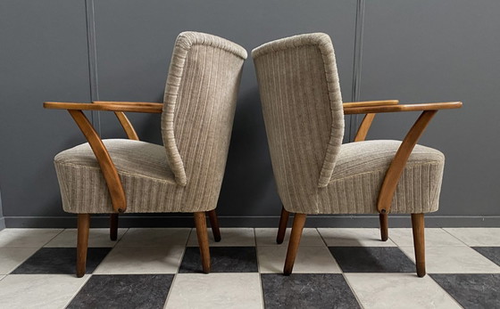 Image 1 of Ensemble de chaises de cocktail avec accoudoirs, années 1960