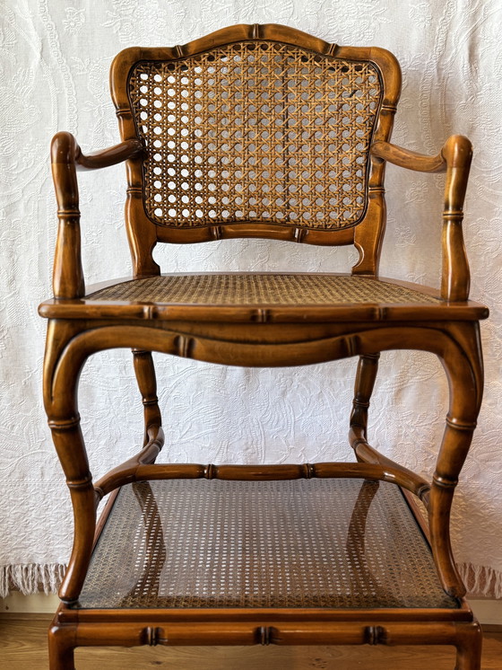 Image 1 of Giorgetti, Chinees Chippendale Faux Bamboo, +/- 1960