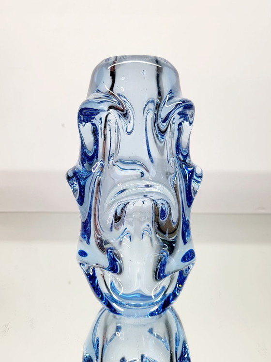 Image 1 of Vaso svedese dal design vintage, Börne Augustsson, vetreria Äseda, anni '40