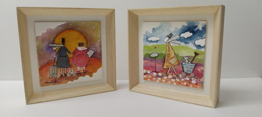 ORIGINAL FRAMED PAINTING