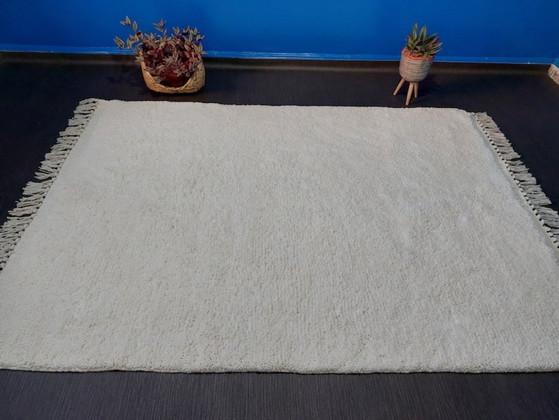 Alfombra de lana marroquí 200cmx300cm – Cotton (photo 6 of 8)