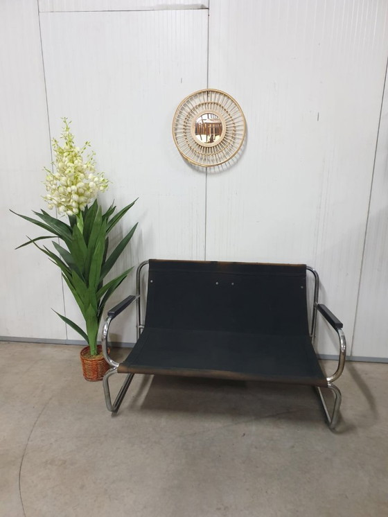 Image 1 of Two-Seater Tubular Lounge Piece, 1970s, Czechoslovakia