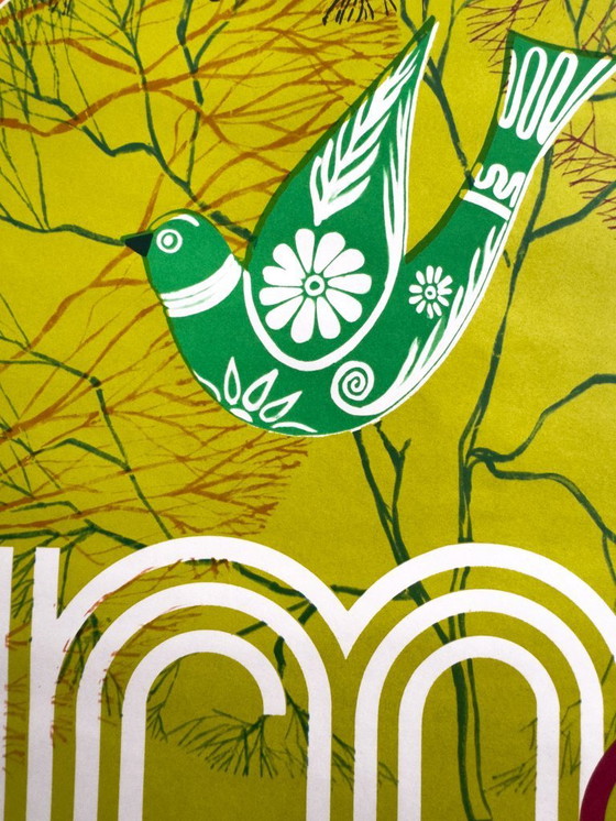 Image 1 of 🏅 Mexico 68 – Juegos de la XIX Olimpiada | Original vintage olympics poster | 90 x 90cm | Lance Wyman | Plakat