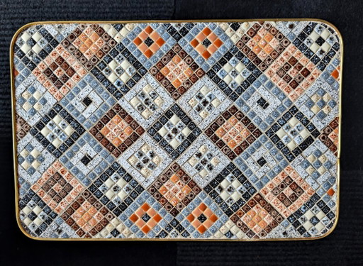 Vintage Mosaic Plant Table 🪴 - 60s – plantentafel, Ceramic, Mdf (photo 2 of 6)