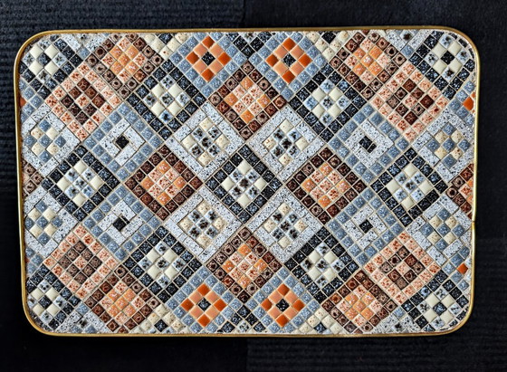 Vintage Mosaic Plant Table 🪴 - 60s – Ceramic, Mdf (photo 2 of 6)