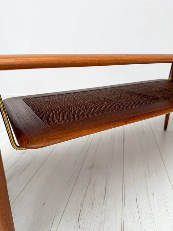 Image 1 of Vintage FD 516 Teakhouten salontafel van Peter Hvidt & Orla Mølgaard-Nielsen voor Frankrijk & Daverkosen, Deens Modern, jaren 19