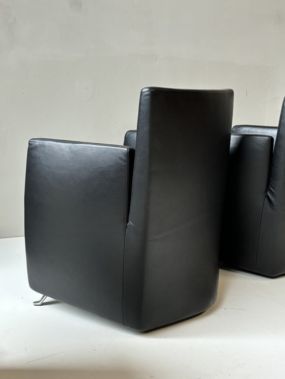 Image 1 of Set van 2 Caprichair fauteuils – Hannes Wettstein, Baleri Italia (1990) – Iconisch design