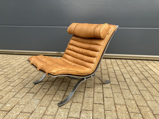 Image 1 of Arne Norell Ari lounge chair, Camel Cognac leder NIEUWSTAAT!