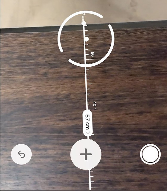 Image 1 of Wengé Houten Sidetable, Op Dun Stalen Frame