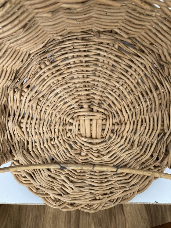 Image 1 of Vintage kinderstoel van rotan uit de jaren 80