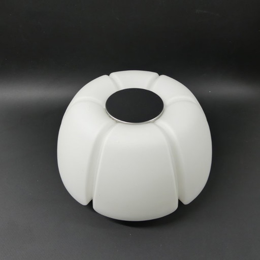 Bloemvormige plafond- of wandlamp van Glashütte Limburg, jaren 70.