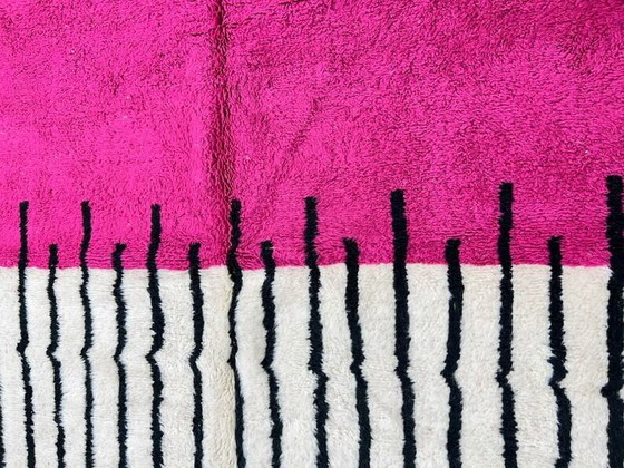Moroccan rug in natural ecru wool with geometric patterns, 250cm x 150cm – Rugs & carpets (photo 4 of 9)