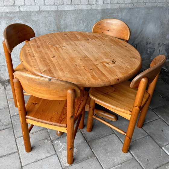 Image 1 of Tavolo da pranzo vintage rotondo, pino – Daumiller, Dyrlund
