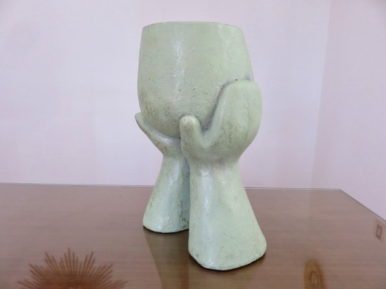 Image 1 of Large anthropomorphic vase made of fiberglass, 80-90