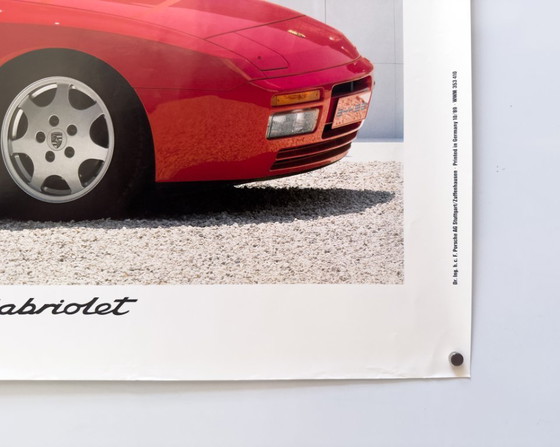 Image 1 of 🏁 Porsche 944 S2 Cabriolet – 1989 – Original Poster by Porsche AG | Offset lithograph | 102 × 76 cm | Germany