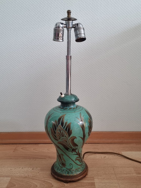 Image 1 of Lampe de table ancienne WMF Ikora – Art déco – 66 cm