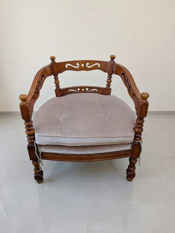 Giorgetti Gallery Collection Vintage Seating Set consisting of 2 chairs, 2-seater sofa and table (photo 4 of 5)