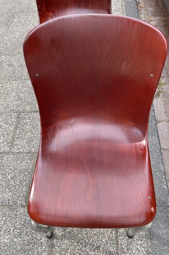 Image 1 of 4x Pagholz Designerstühle