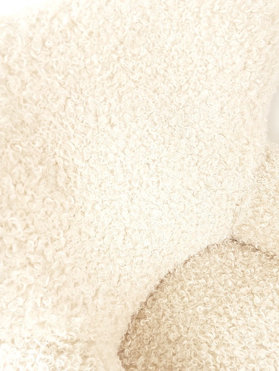 Image 1 of Vintage Artifort Theo Ruth doodle curl cream white new fabric