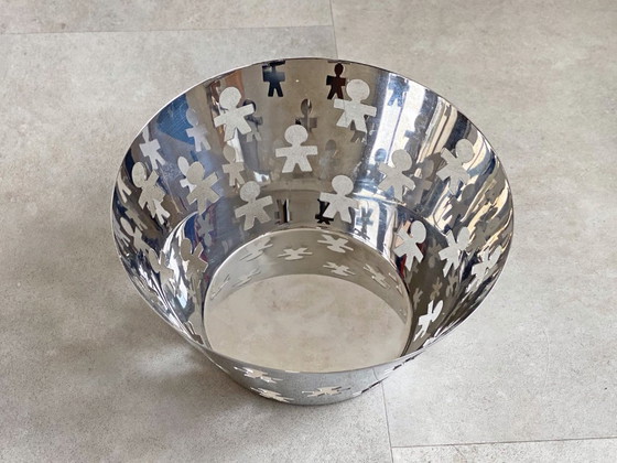 1x Alessi Girotondo Schale / Obstschale von King Kong – Schalen, Metal, rvs (photo 3 of 5)