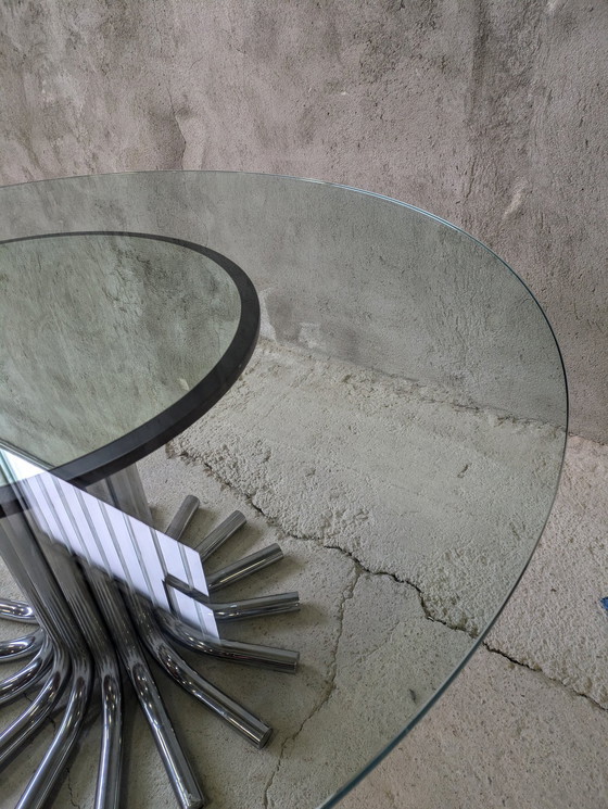 Image 1 of Attr. Gastone Rinaldi - Table - Metal, Glass