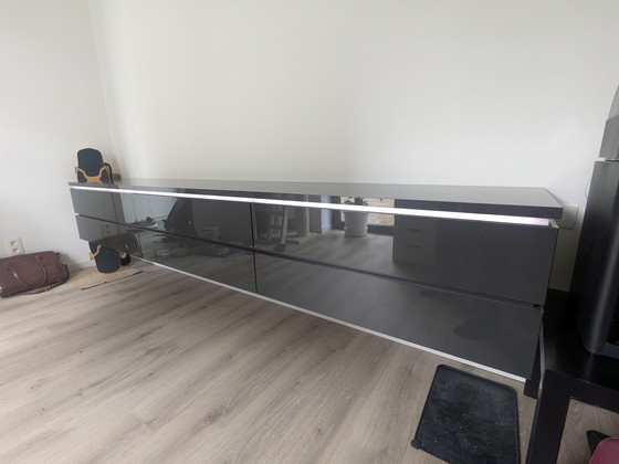 Image 1 of Design TV Cabinet – High Gloss with Lighting – 3m Wide