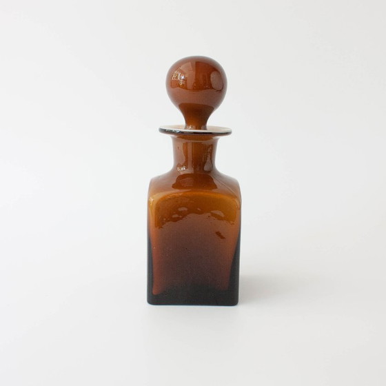 Vintage 1960s Brown Opaline Glass Bottle from Marinha Grande – Table accessories (photo 4 of 12)