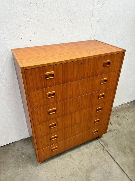 Image 1 of Vintage Midcentury Chest of Drawers, Smi Sweden, 1960s