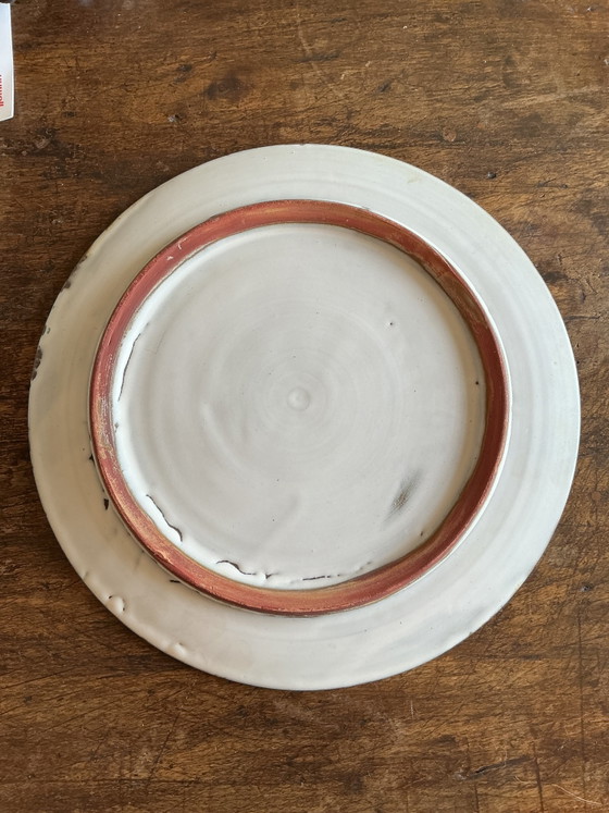 Piatto artistico in ceramica Gilbert Portanier 1980 – Oggetti decorativi (photo 5 of 5)