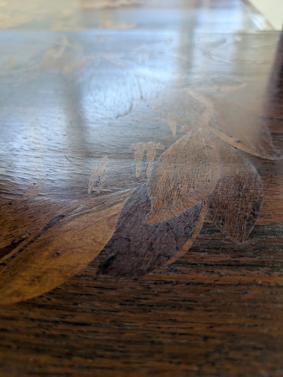 Image 1 of Set of Coffee Tables, Emile Gallé - Inlaid Wood