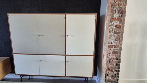 Vintage Highboard 50/60 Ruime Kast - Opknapper – high boards, Wood