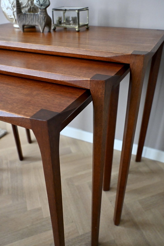 Mid-Century Designklassiker: Rex Raab Mimiset für Wilhelm Renz, 1960er Jahre – Beistelltische, Wood (photo 4 of 15)