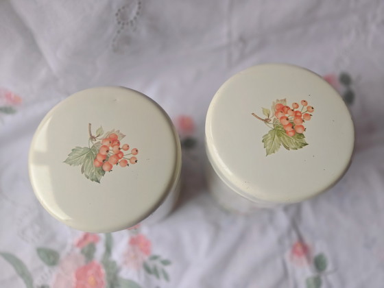 Image 1 of Mazzi di fiori vintage Brabantia Stock – Decorazione di frutta retrò (set di 2)