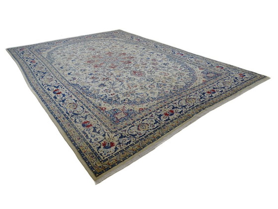 Image 1 of Tapis persan XXL Nain en soie - 495 x 337 cm - Noué à la main