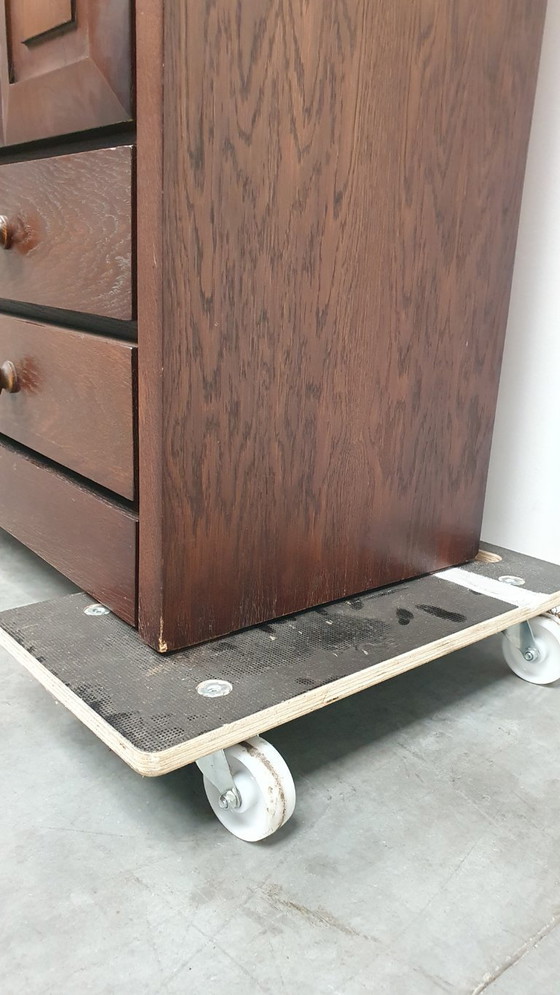 Image 1 of Brutalist vintage De Coene style barkast 70s belgie