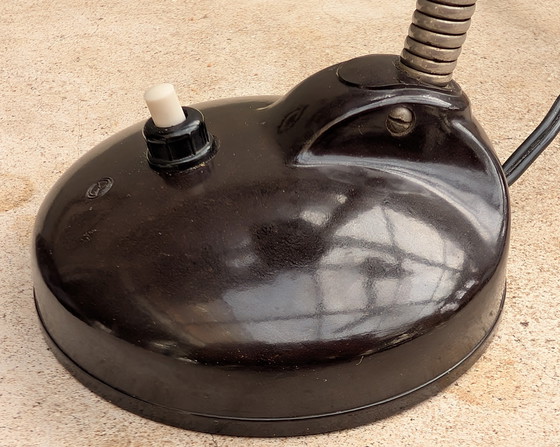 Image 1 of Bakeliet Bauhaus Tafellampen: "Vader en Zoon".