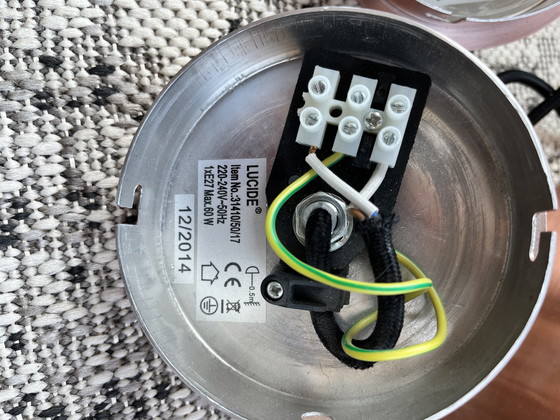 Image 1 of 2x Lucide kupferfarbene Pendelleuchten