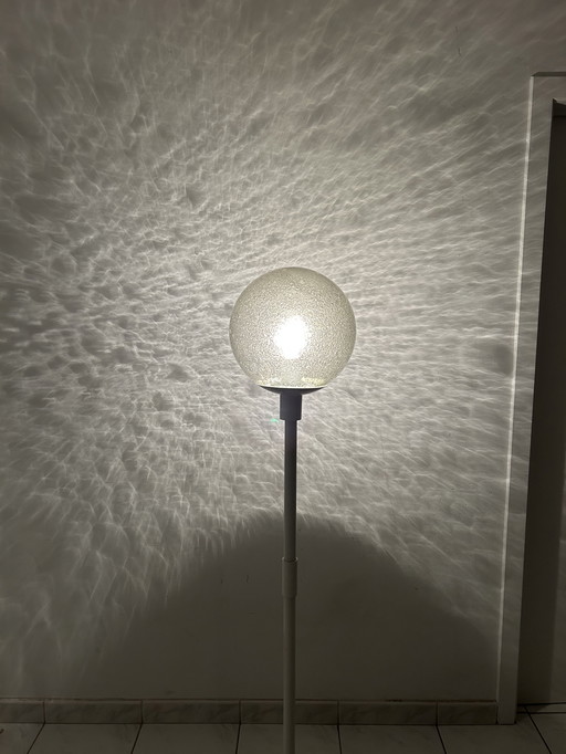 Vintage floor lamp bubble glass